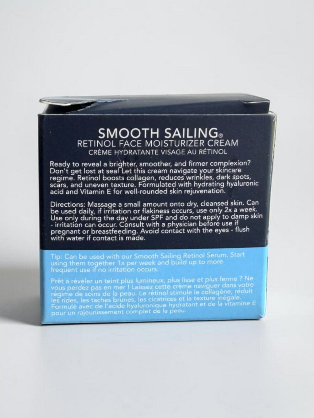 Eight Saints Smooth Sailing Retinol Face Moisturizer 2 Oz Anti Aging Night Cream - Picture 2 of 2